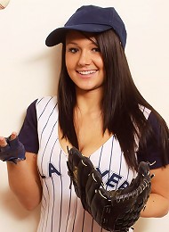 Baseball player Rio getting her tits out